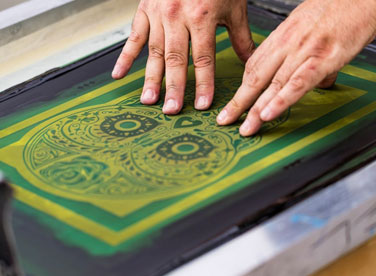 Discharge Screen Printing